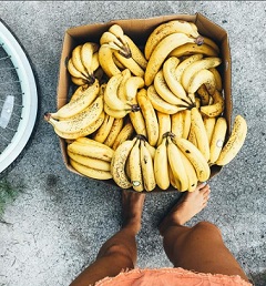 crate of bananas